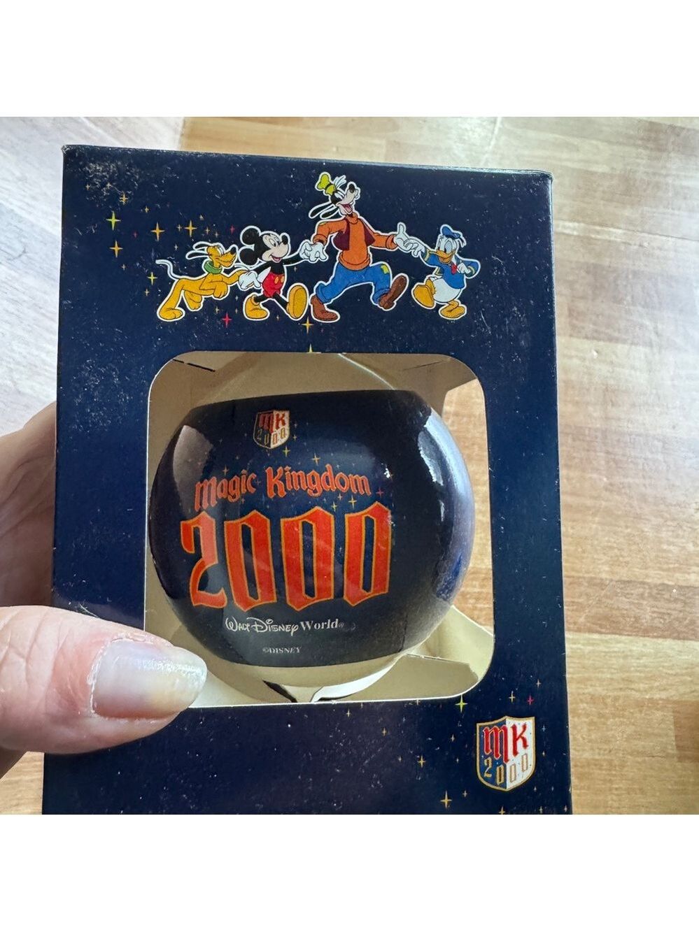 Disney magic kingdom vintage 2000 Christmas ornament new in box